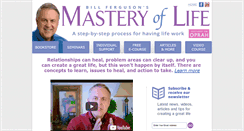 Desktop Screenshot of masteryoflife.com